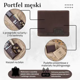 PAOLO PERUZZI Geldbörse dunkelbraun