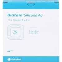 ACA Müller / ADAG Pharma BIATAIN Silicone Ag Schaumverband 10x10 cm