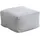 Home Deluxe - Sitzsack Hocker Cozy - Stoff: Samt Cord, Farbe: Hellgrau - Maße: 44 x 44 x 25 cm, inkl. Füllung I Sitzmöbel Bean Bag Sitzsäcke
