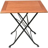Garden Pleasure Gartentisch WIEN braun quadratisch 80,0 x 80,0 x 74,0 cm