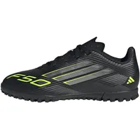 adidas F50 Club TF Kinder Core Black/Iron Met./Lucid Lemon 36