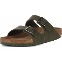 Birkenstock Arizona - Dunkelgrün,Hellgrau,Braun - 42