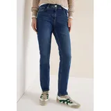 Cecil Slim-fit-Jeans Style Vicky mit Stretch blau 36