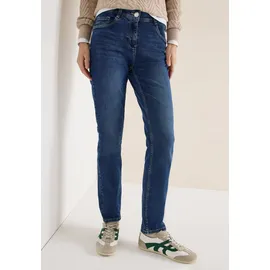 Cecil Slim-fit-Jeans Style Vicky mit Stretch blau 36