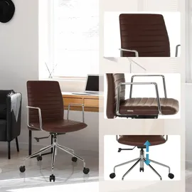 HJH Office VEMONA 30 Kunstleder Braun