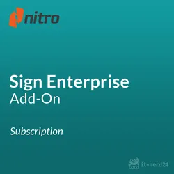 Nitro Sign Enterprise Add-On Subscription ML ESD