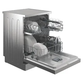 Indesit IN2FE13DT9S Geschirrspüler (freistehend, 600 mm, Silber)