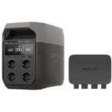 Ecoflow EcoFlow DELTA 3 Tragbare Powerstation mit 800 W Batterieladegerät Powerstation