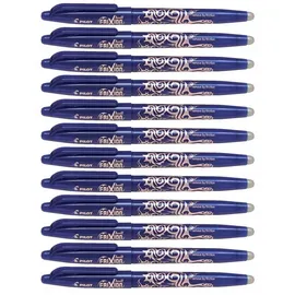 Pilot Pen Pilot FriXion Ball Verschlossener Gelschreiber Medium blau 12 Stück)