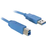 S-Conn USB-A auf USB-B 3 m Schwarz