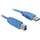S-Conn USB-A auf USB-B 3 m Schwarz