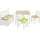 Bomi Kindersitzgruppe Anna onesize Kiefer massiv lackiert beige-weiß