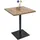 chefgastro Bistrotisch 75 x 70 x 70 cm Hellbraun