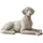 Loberon Hund Socrate, edler Deko-Jagdhund, detailreiche Tierfigur, lebensgroß & anmutig, Outdoor, Gartendekoration, Dekoobjekt, Polyresin, antikbeige