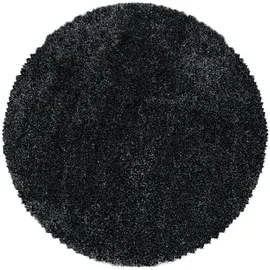 Ayyildiz Teppiche Fluffy 3500 Hochflorteppich Ø 120 cm anthrazit