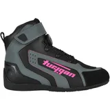 Furygan V4 Easy D3O WP Damen Motorradschuhe, schwarz-pink, Größe 40