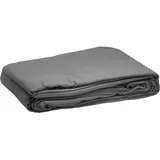 Bresser F000081 Baumwolle Fotostudio Stoff Hintergrund 3x6 m grau