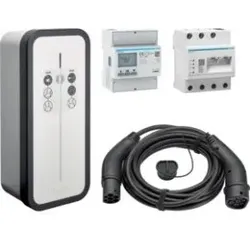 Hager XEV1K22T2SEMCC witty solar Set, EMC, Zähler, Ladekabel