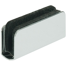 Gegenstück, für Magnet-Druckverschluss Glastür, 15 mm
