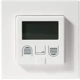 Schellenberg 25572 Zeitschaltuhr PLUS zur Rolladensteuerung mit Display, Wandtaster für Unterputzmontage, Programmierbare Automatik mit u.a. Tagesprogramm, Zufallsfunktion