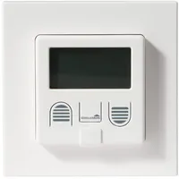 Schellenberg 25572 Zeitschaltuhr PLUS zur Rolladensteuerung mit Display, Wandtaster für Unterputzmontage, Programmierbare Automatik mit u.a. Tagesprogramm, Zufallsfunktion