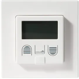 Schellenberg 25572 Zeitschaltuhr PLUS zur Rolladensteuerung mit Display, Wandtaster für Unterputzmontage, Programmierbare Automatik mit u.a. Tagesprogramm, Zufallsfunktion