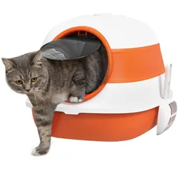 PawHut Katzenklo Kunststoff