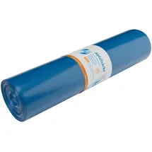 Deiss Premium PLUS 120 Liter blau LDPE (Polyethylen niedriger Dichte) 37 Mikron 25 Stück