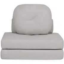 Beliani 1-Sitzer, Grau, Textil, 81x54x91 cm, Wohnzimmer, Sofas - Couches, Schlafsofas