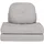 Beliani 1-Sitzer, Grau, Textil, 81x54x91 cm, Wohnzimmer, Sofas - Couches, Schlafsofas
