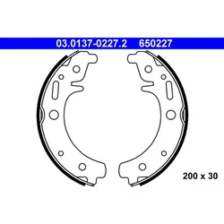 Bremsbackensatz ATE 03.0137-0227.2 für Trabant P 601 Universal Tramp