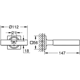 Grohe 40963DA1, Gebürsteter Stahl - Silber