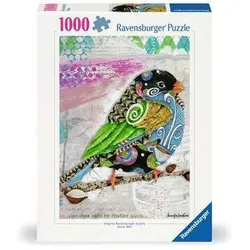 Ravensburger 1000 Teile Puzzle Bunter Vogel