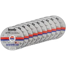KWB Trennscheibe 115 x 1,0 mm 10 Stück