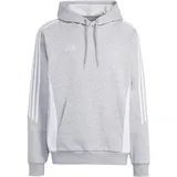 Adidas Tiro 24 Sweat Hoodie Medium Grey Heather / White 2XL