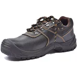 KAM-LITE Herren Arbeitsstiefel Wasserdichter Slip auf Sicherheitsschuhen Leder Stahl Zehenkappe Working Knöchel Wanderschuhe S3 SRC Schwarz 44 EU - 44.5 EU