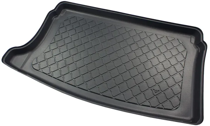 Gummimatte für den Kofferraum des Seat Ibiza 6F (ab 2017), Hatchback 5‐türig – für den oberen Kofferraumboden bei verstellbarem