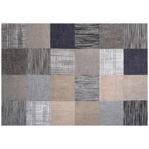 Vevor Teppichfliesen 500 x 500 x 6 mm, 24er-Pack, selbstklebender Teppichboden mit Fläche von 6,2 m2, Teppich Bodenbelag, einfacher DIY-Austausch für Wohnzimmer und Büro, mehrfarbig