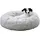 Kerbl Kuschelbett Fluffy Ø 76 cm hellgrau