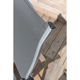 MWH Das Original Kedline Multipositionssessel 62 x 67,5 x 111 cm silber/anthrazit klappbar