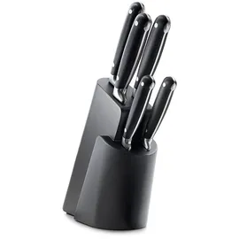 Paul Wirths 5-tlg. Messerblock ECLIPSE in schwarz | Gr.: onesize
