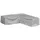 mehr Garten Premium Protect Lounge Abdeckung L-Form 237 x 237 x 80 cm Grau