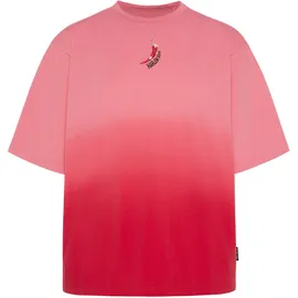 Harlem Soul HARLEM SOUL, Damen, Gr. XXL, blau (glory), Single Jersey, Material: 100% Baumwolle, bedruckt, oversize normal, Rundhals, eingesetzt gerader Abschluss, Shirts Rundhalsshirt, mit Farbverlauf