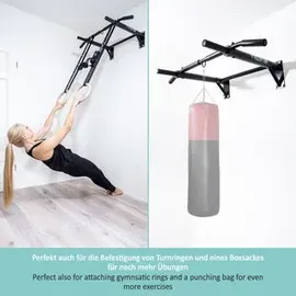 PULLUP & DIP Klimmzugstange Schwarz