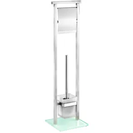 Wenko WC-Bürstengarnitur Debar Silber