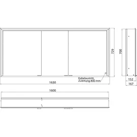 EMCO prime 3 160 cm aluminium/weiß