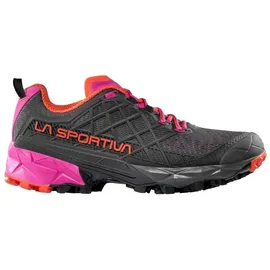 La Sportiva - Women's Akyra II Woman, carbon/cherry tomato (G00R22) 43