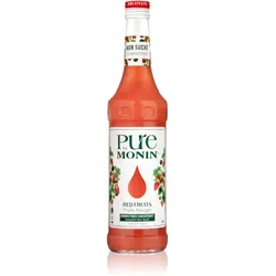 Monin PURE Červené plody Konzentrat ohne Zuckerzusatz Geschmack Red fruits 700 ml