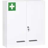 kleankin Medizinschrank Kaltgewalzter Stahl