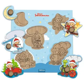 Trötsch Verlag Unser Sandmännchen Holzlegespiel Fahrzeuge